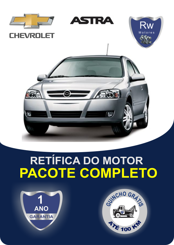 Retífica de Motor Chevrolet Astra Rw Motores Pacote Completo